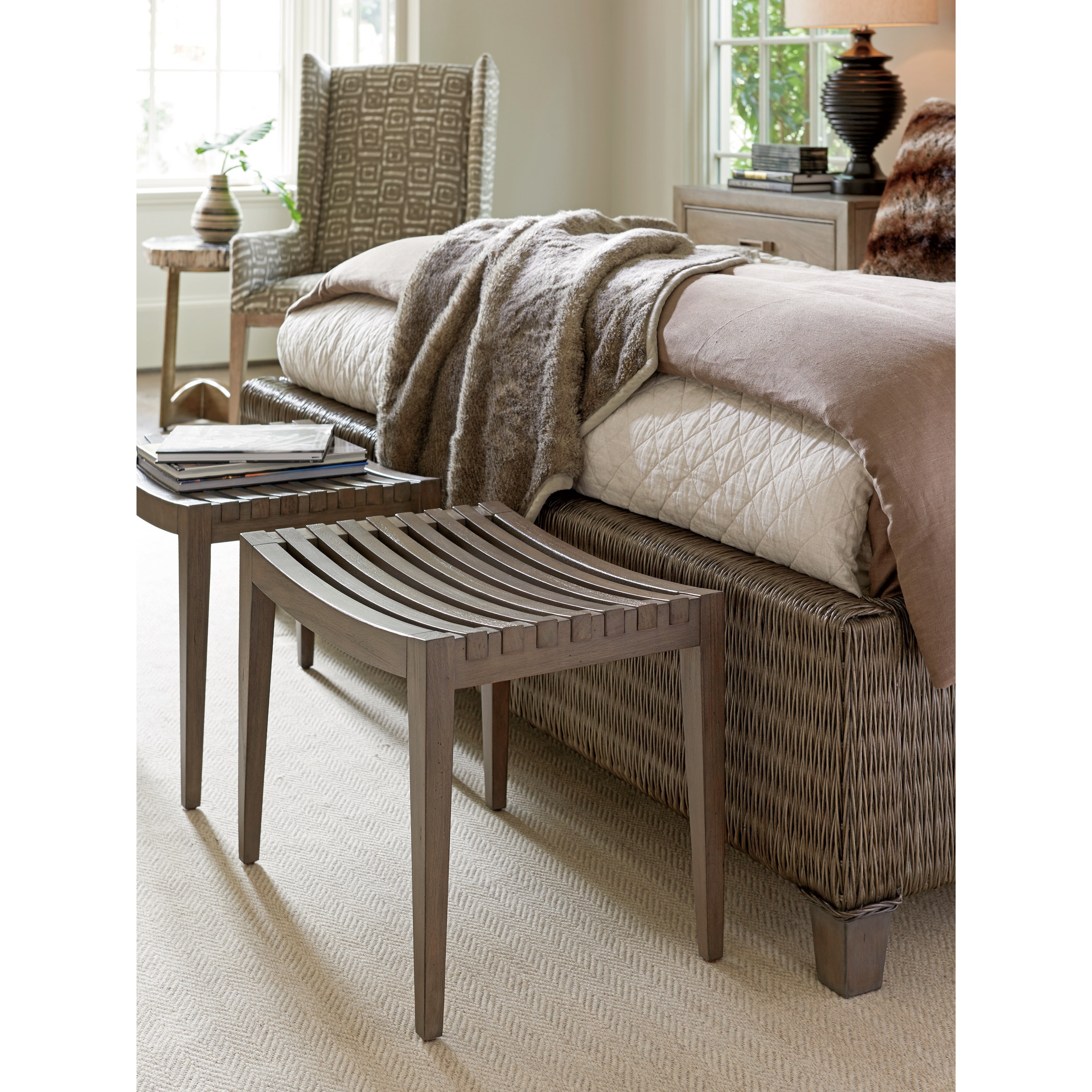 Tommy Bahama Home Cypress Point Pelham Bed Bench