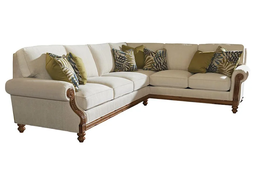 Island Estate West Shore Sectional Sofa RAF Corner by Tommy Bahama Home at Baer's Furniture