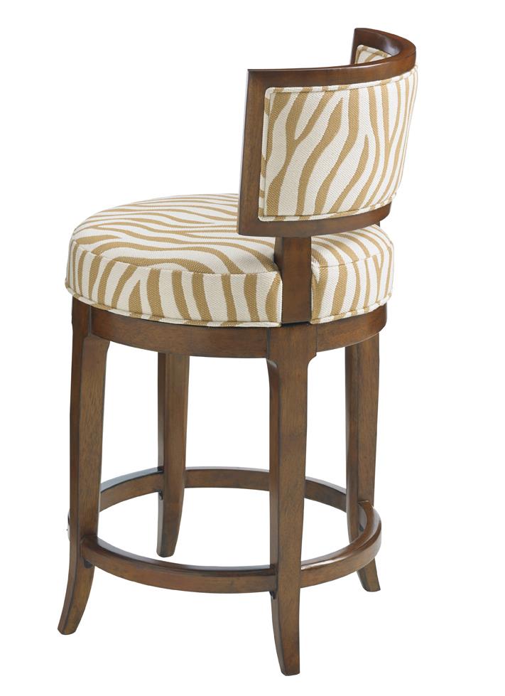 Tommy Bahama Home Island Fusion Macau Customizable Swivel Counter Stool
