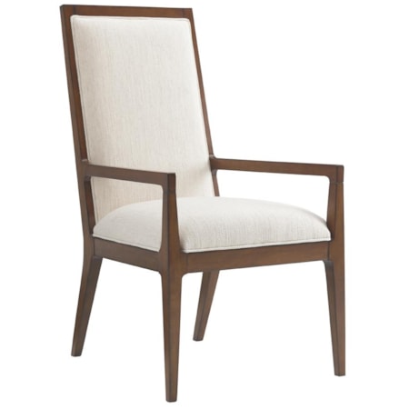Natori Slat Back Arm Chair