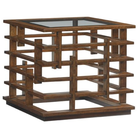 Nobu Square Lamp Table