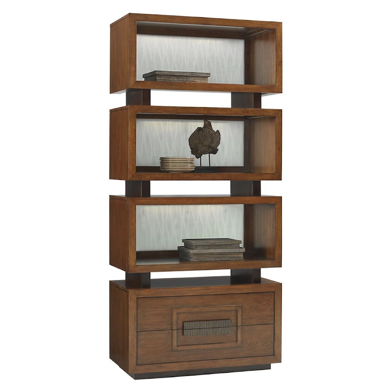 Tommy Bahama Home Island Fusion Tonga Tiered Bookcase