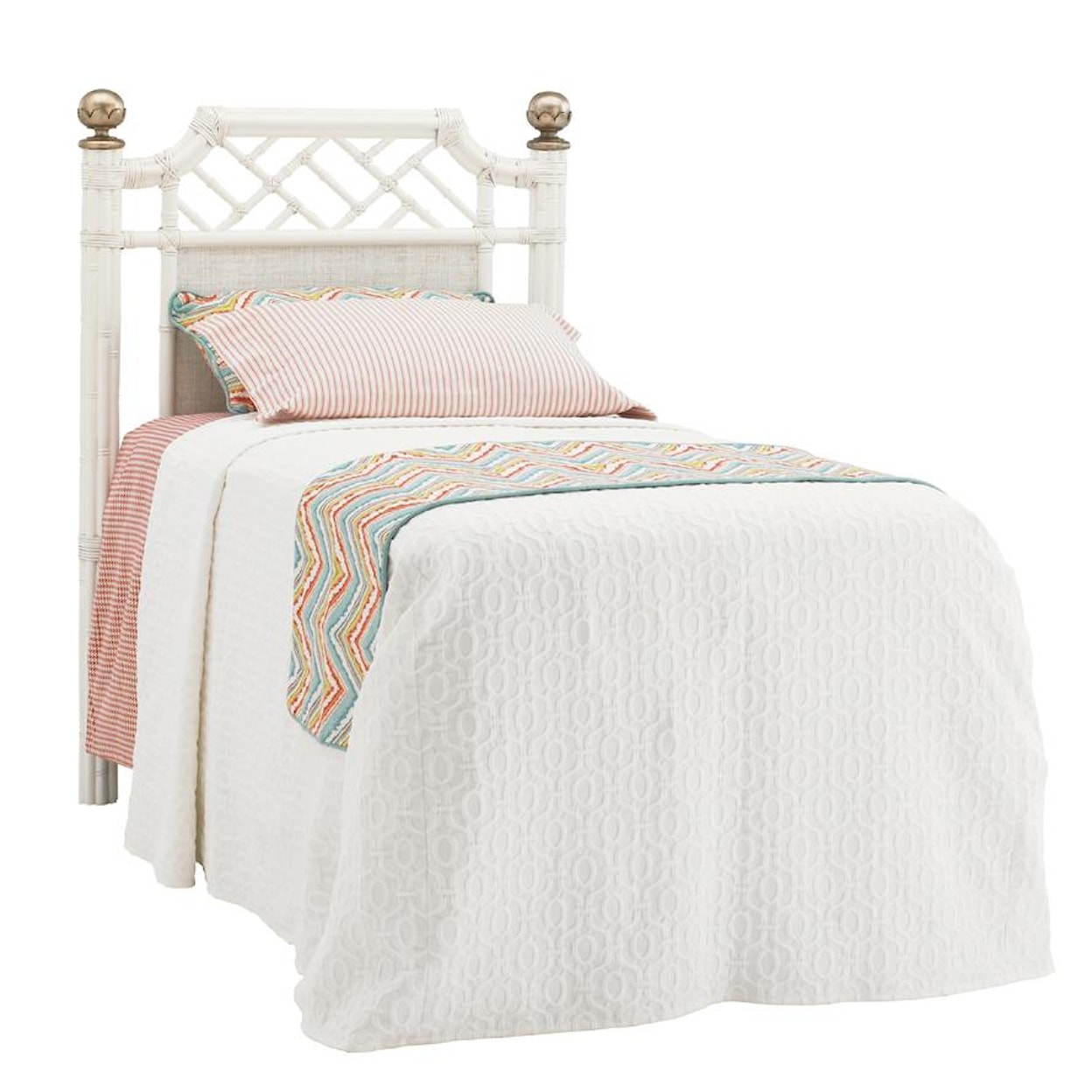 Tommy Bahama Home Ivory Key Twin Pritchards Bay Panel Headboard