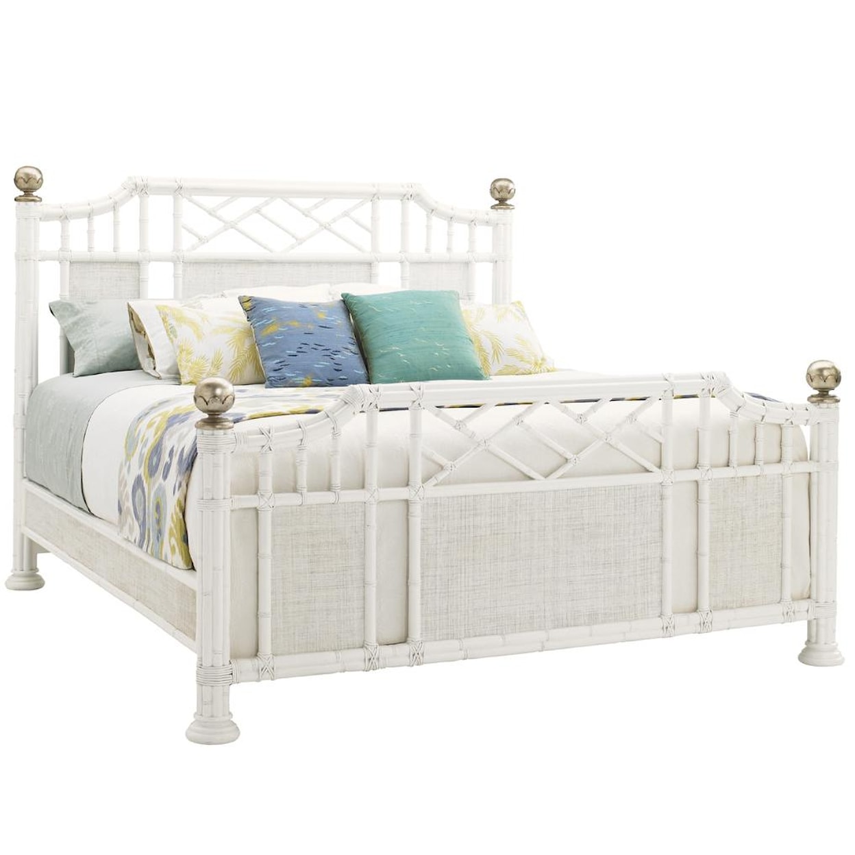 Tommy Bahama Home Ivory Key King Pritchards Bay Panel Bed