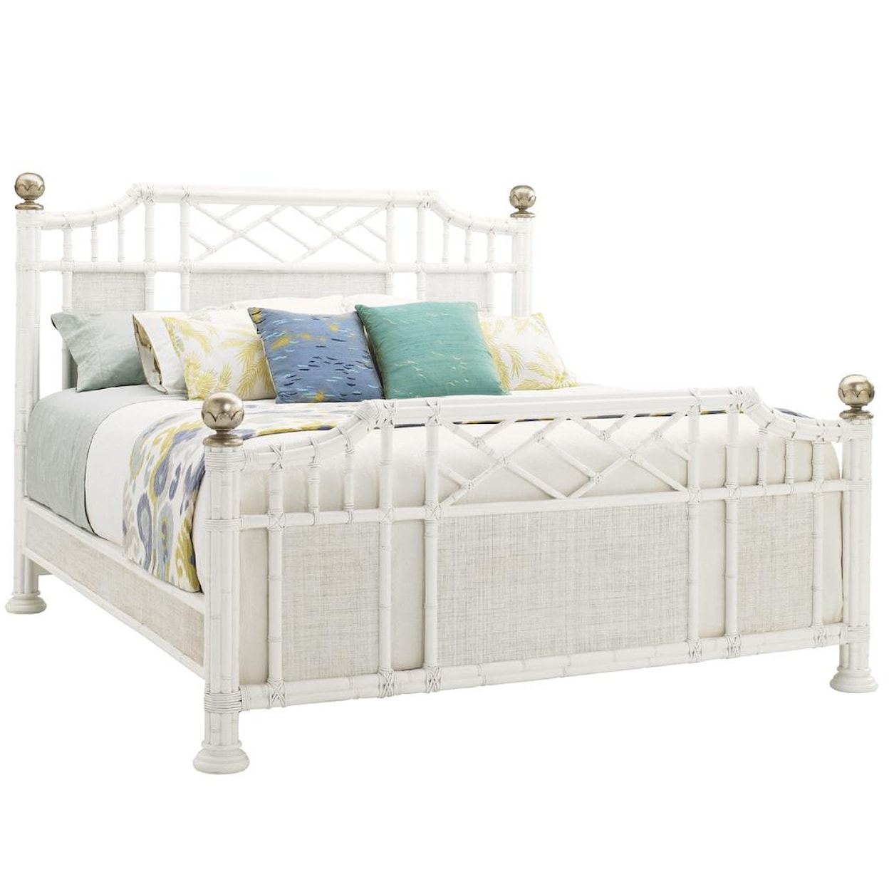 Tommy Bahama Home Ivory Key King Pritchards Bay Panel Headboard