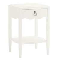 Water Street Bedside Table with Single Drawer