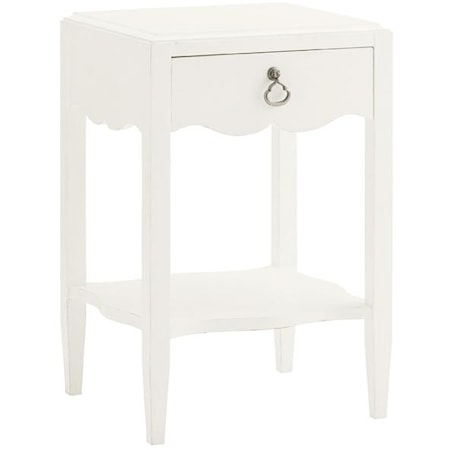 Water Street Bedside Table with Single Drawer