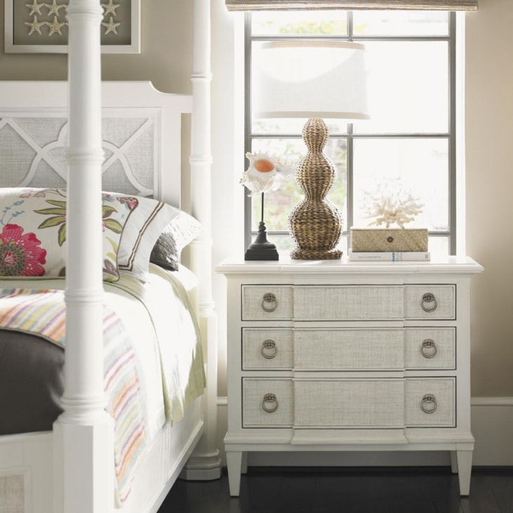 Tommy Bahama Home Ivory Key 543-624 3 Drawer Tuckers Point Bachelors Chest with Woven Raffia Drawer Fronts | Birmingham Wholesale Furniture | Chest - Chest of Drawers Tommy Bahama Home Ivory Key 543-624 3 Drawer Tuckers Point Bachelors Chest with Woven Raffia Drawer Fronts | Birmingham Wholesale Furniture | Chest - Chest of Drawers