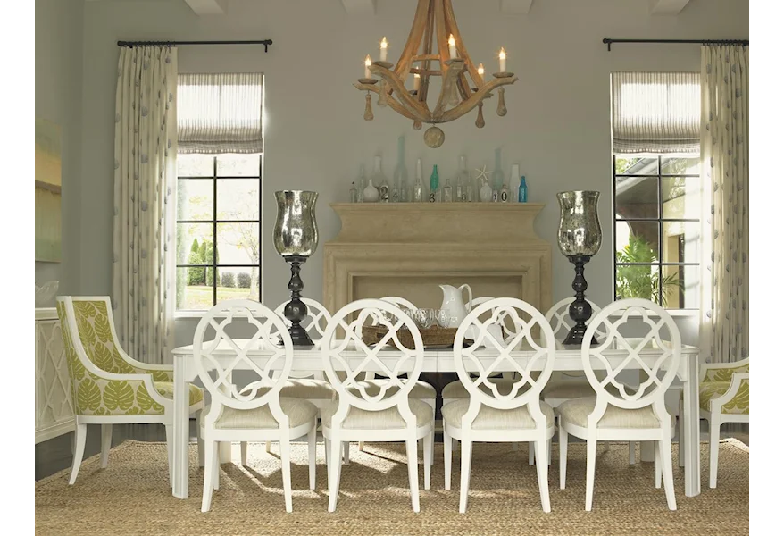 Ivory Key 11 Piece Table and Chair Set by Tommy Bahama Home at Baer's Furniture