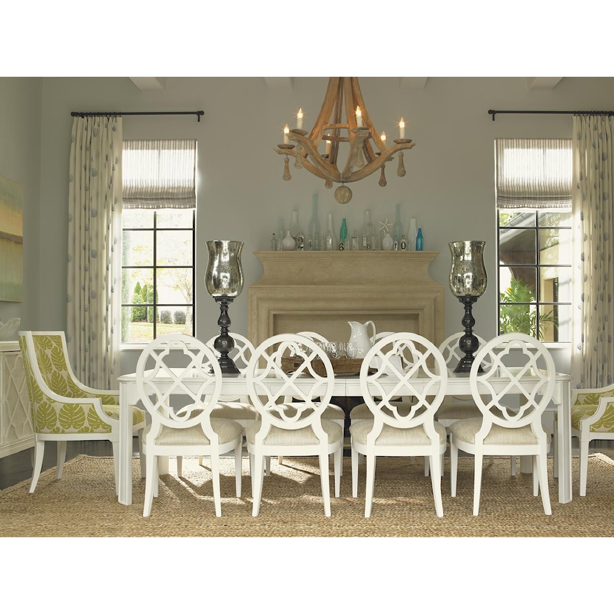 Tommy Bahama Home Ivory Key Castel Harbour Dining Table