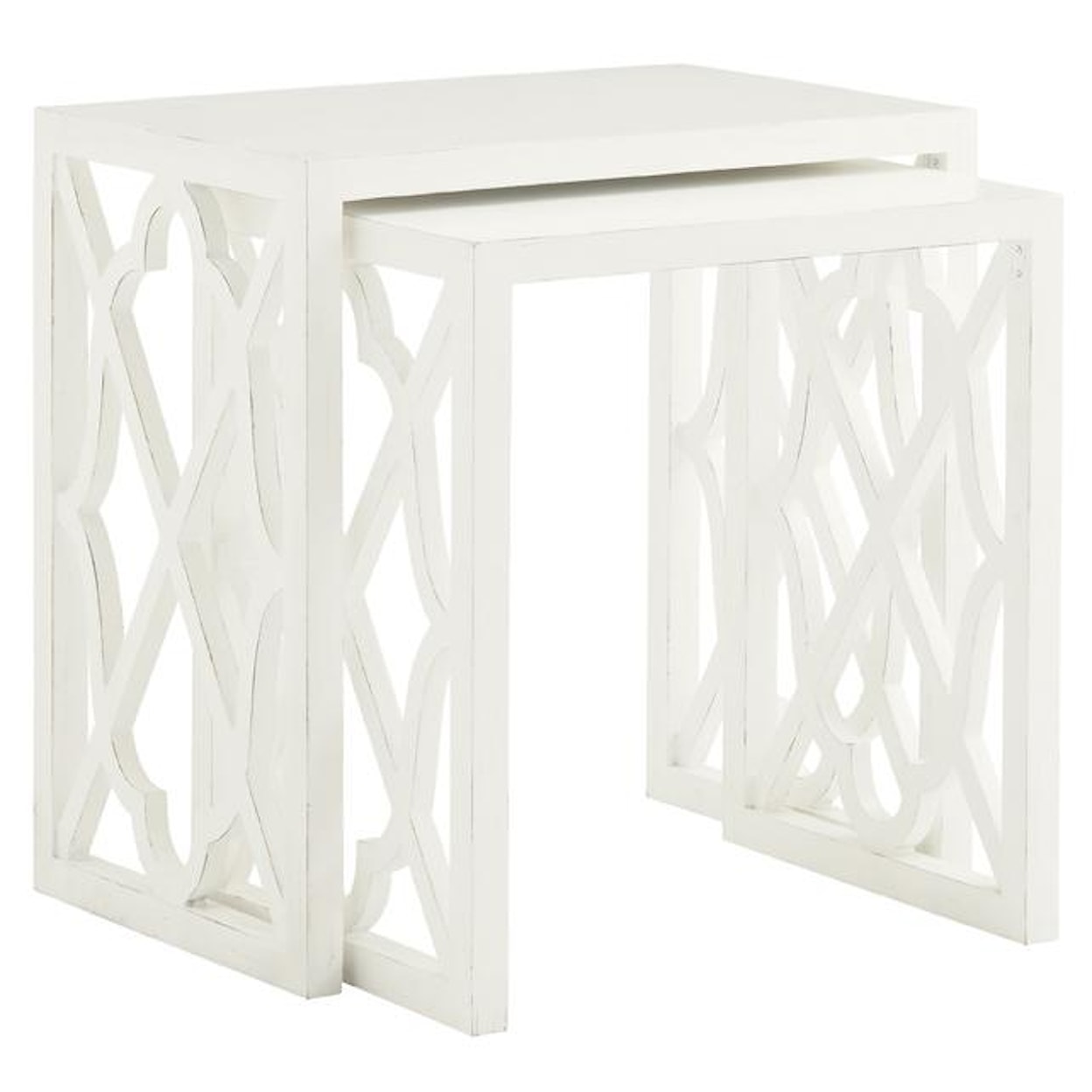 Tommy Bahama Home Ivory Key Stovell Ferry Nesting Tables