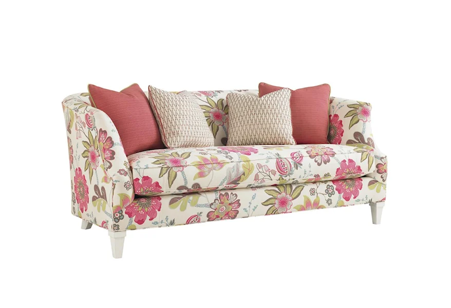 Ivory Key Swan Island Sofa by Tommy Bahama Home at Z & R Furniture