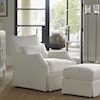 Tommy Bahama Home Ivory Key Crystal Caves Ottoman