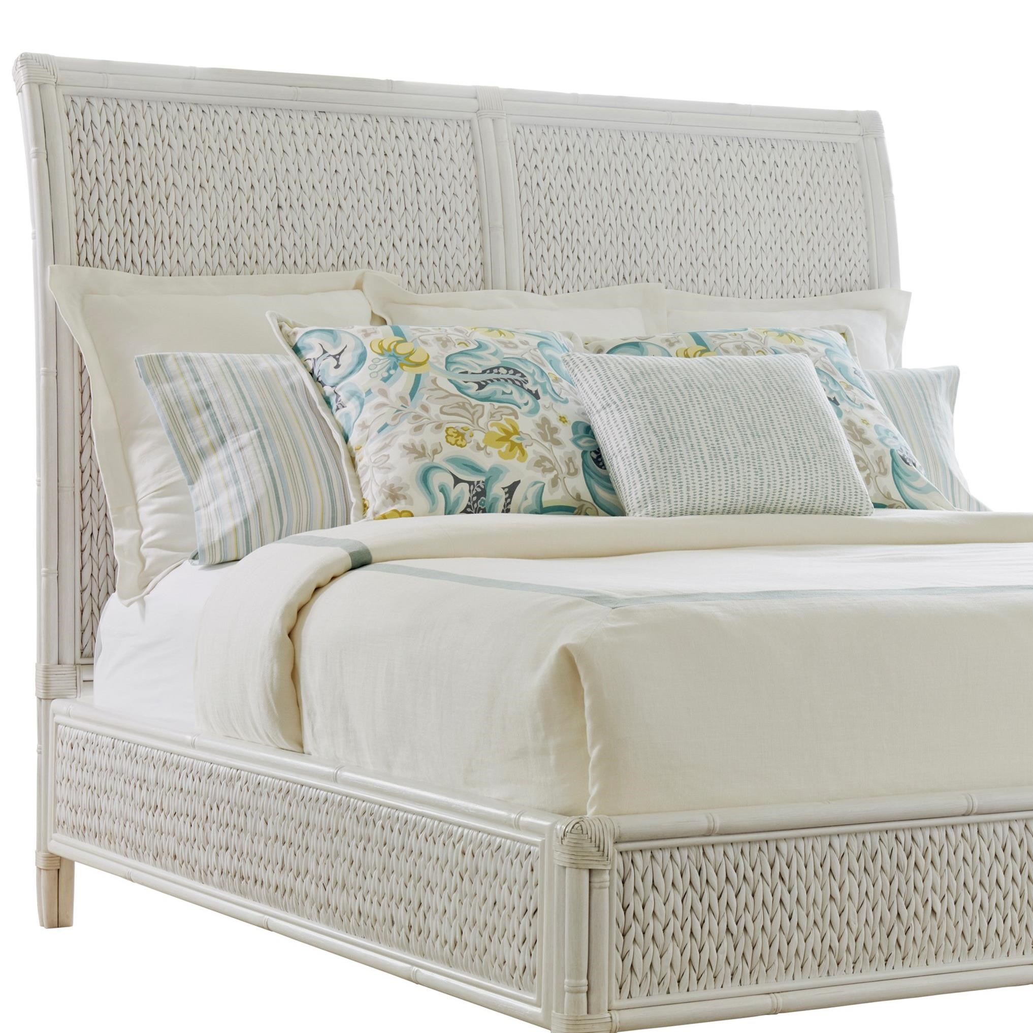 Tommy Bahama Home Ocean Breeze Siesta Key Woven Headboard California King