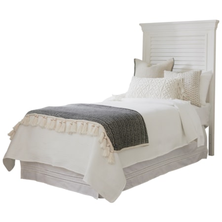 Royal Palm Louvered Headboard Twin
