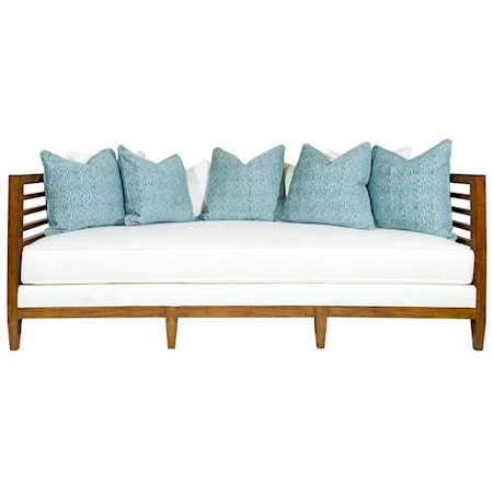 Exposed Wood St. Lucia Sofa