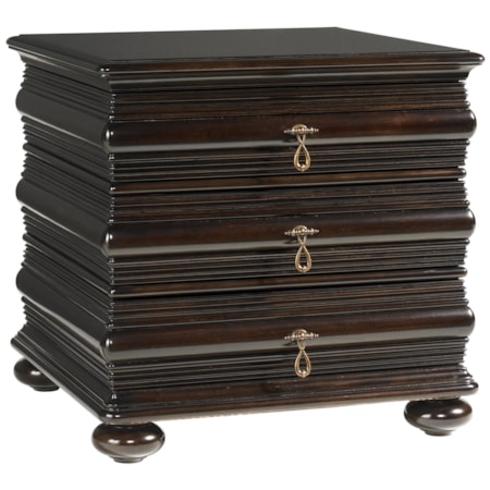 Black Sands Lamp Table