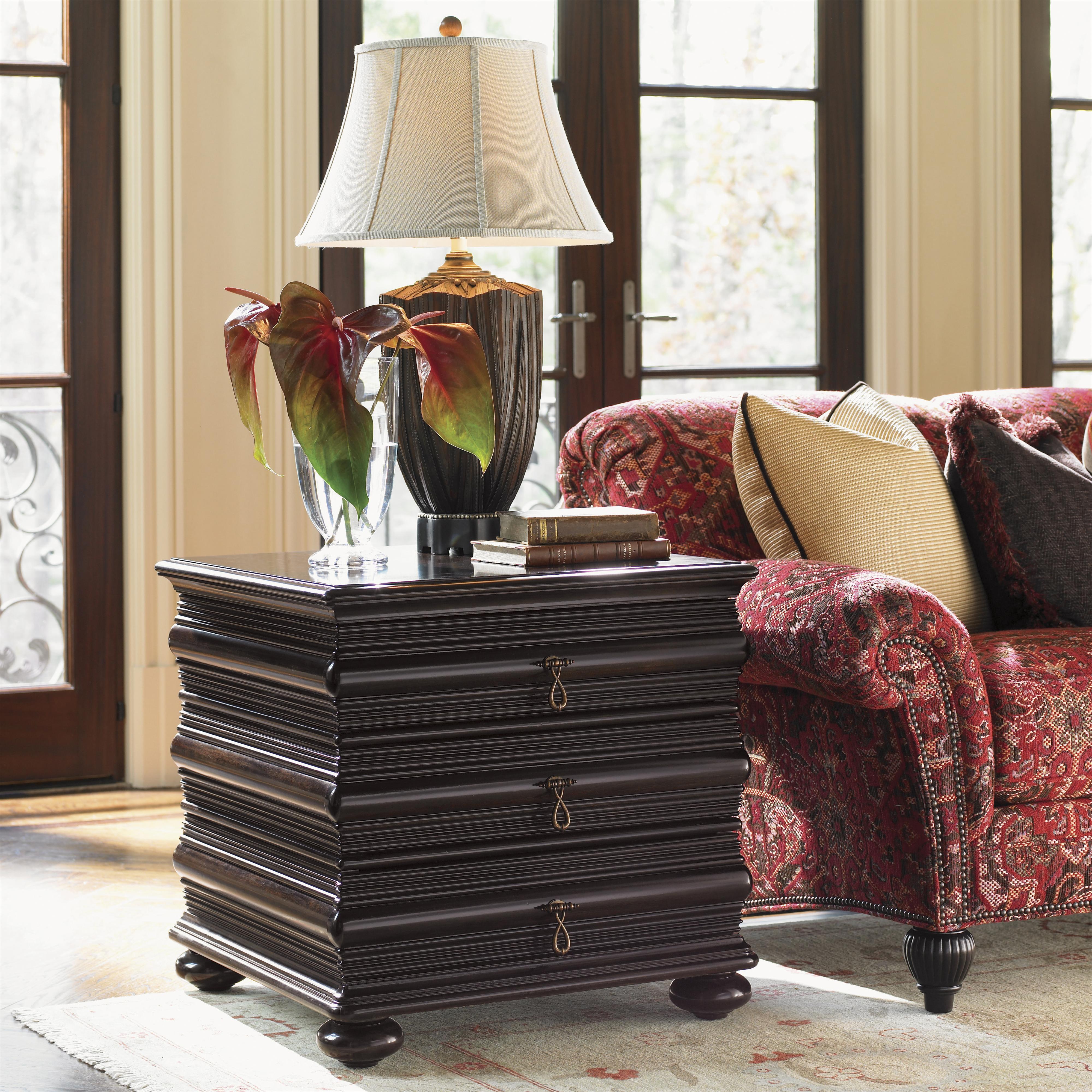 Black Sands Lamp Table