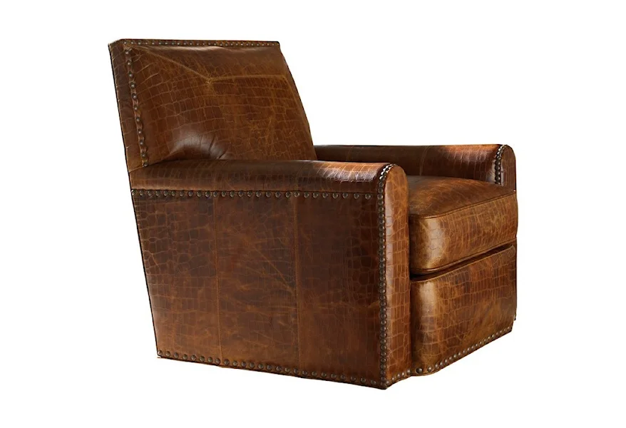 Tommy Bahama Upholstery Stirling Park Swivel Chair by Tommy Bahama Home at Belfort Furniture