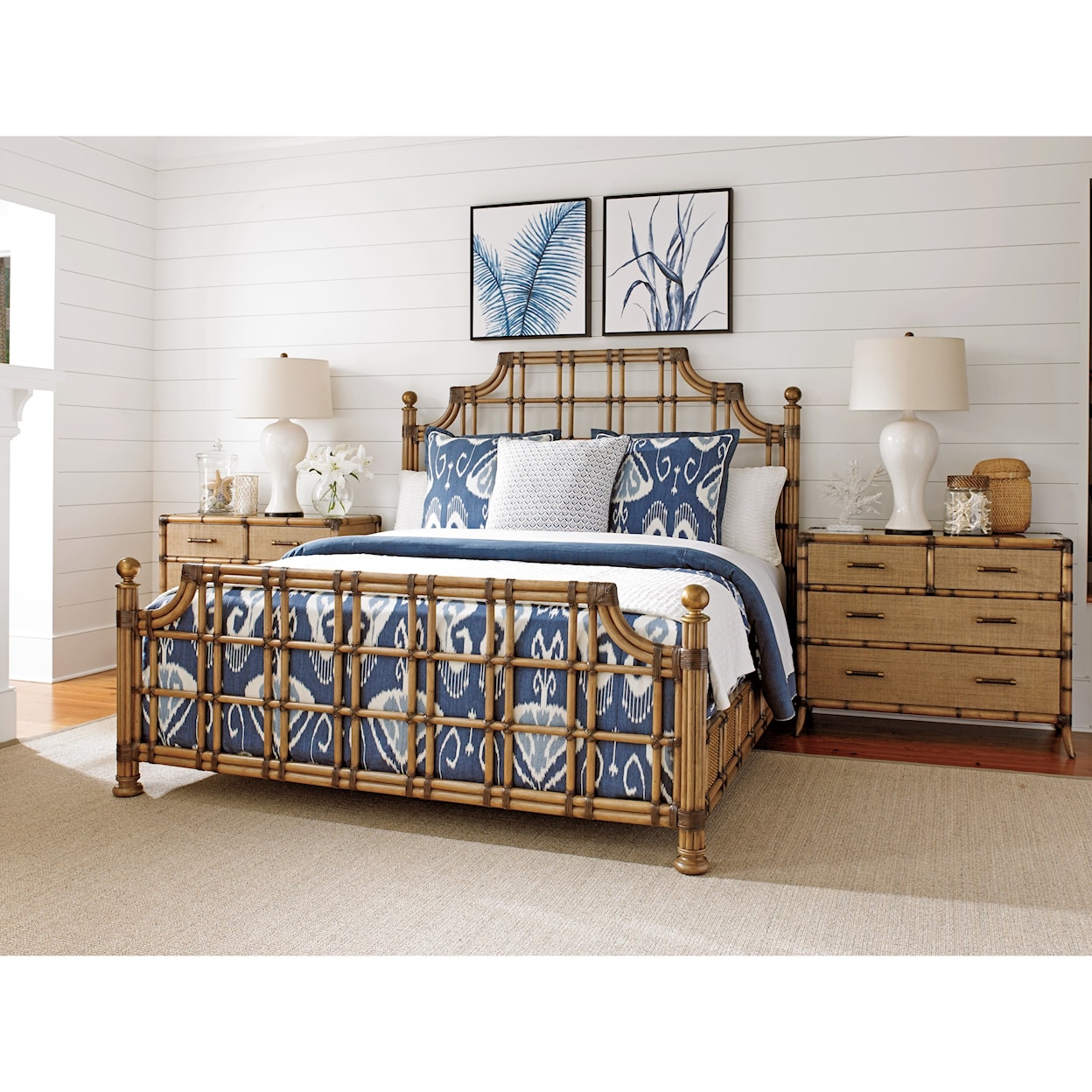 Tommy Bahama Home Twin Palms St. Kitts King Sized Headboard