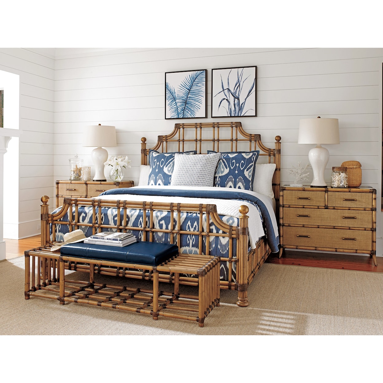 Tommy Bahama Home Twin Palms St. Kitts King Sized Headboard