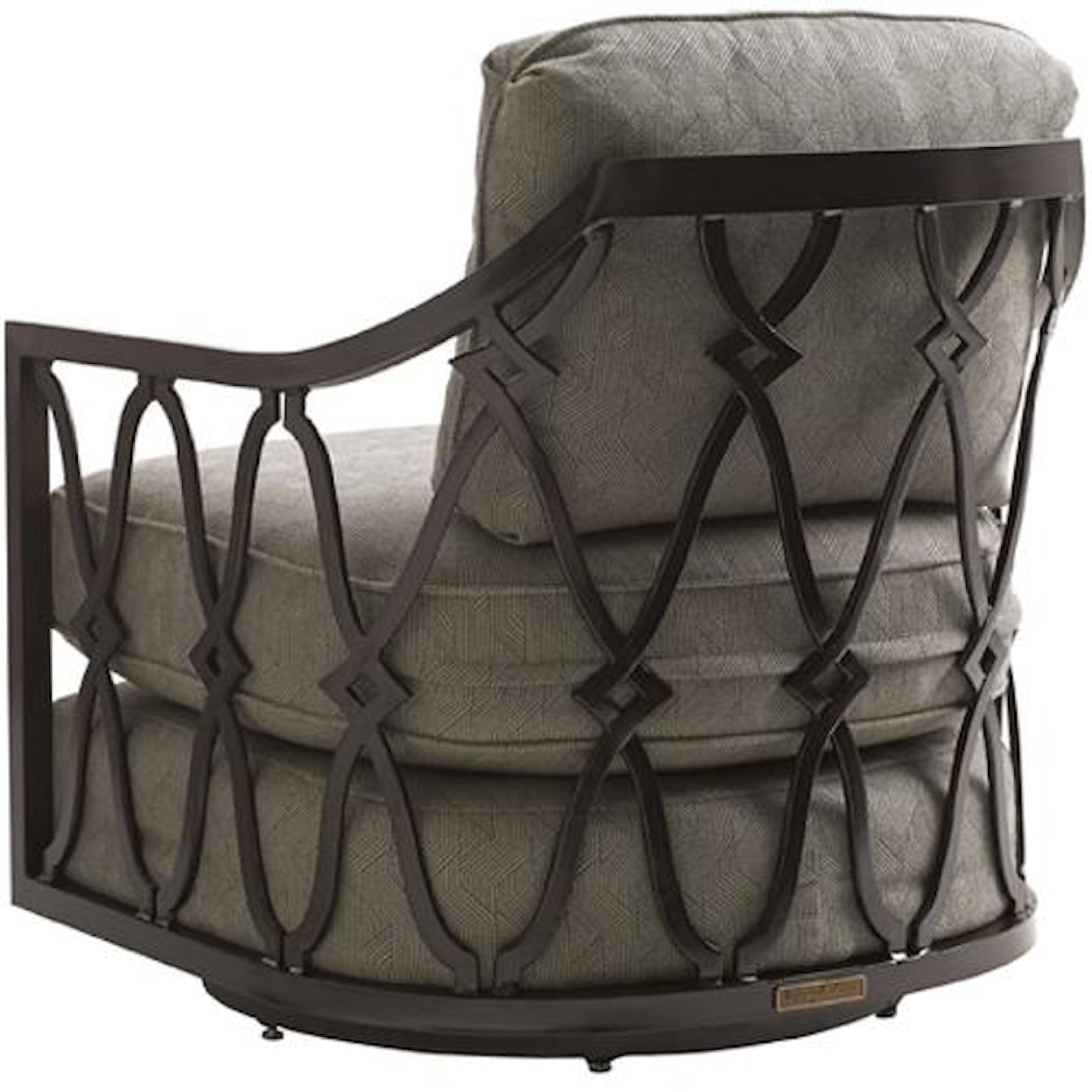 Tommy Bahama Outdoor Living Black Sands Outdoor Swivel Tub Chair