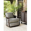 Tommy Bahama Outdoor Living Black Sands Outdoor Swivel Tub Chair