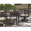 Tommy Bahama Outdoor Living Black Sands Outdoor Swivel Rocker Dining Chair