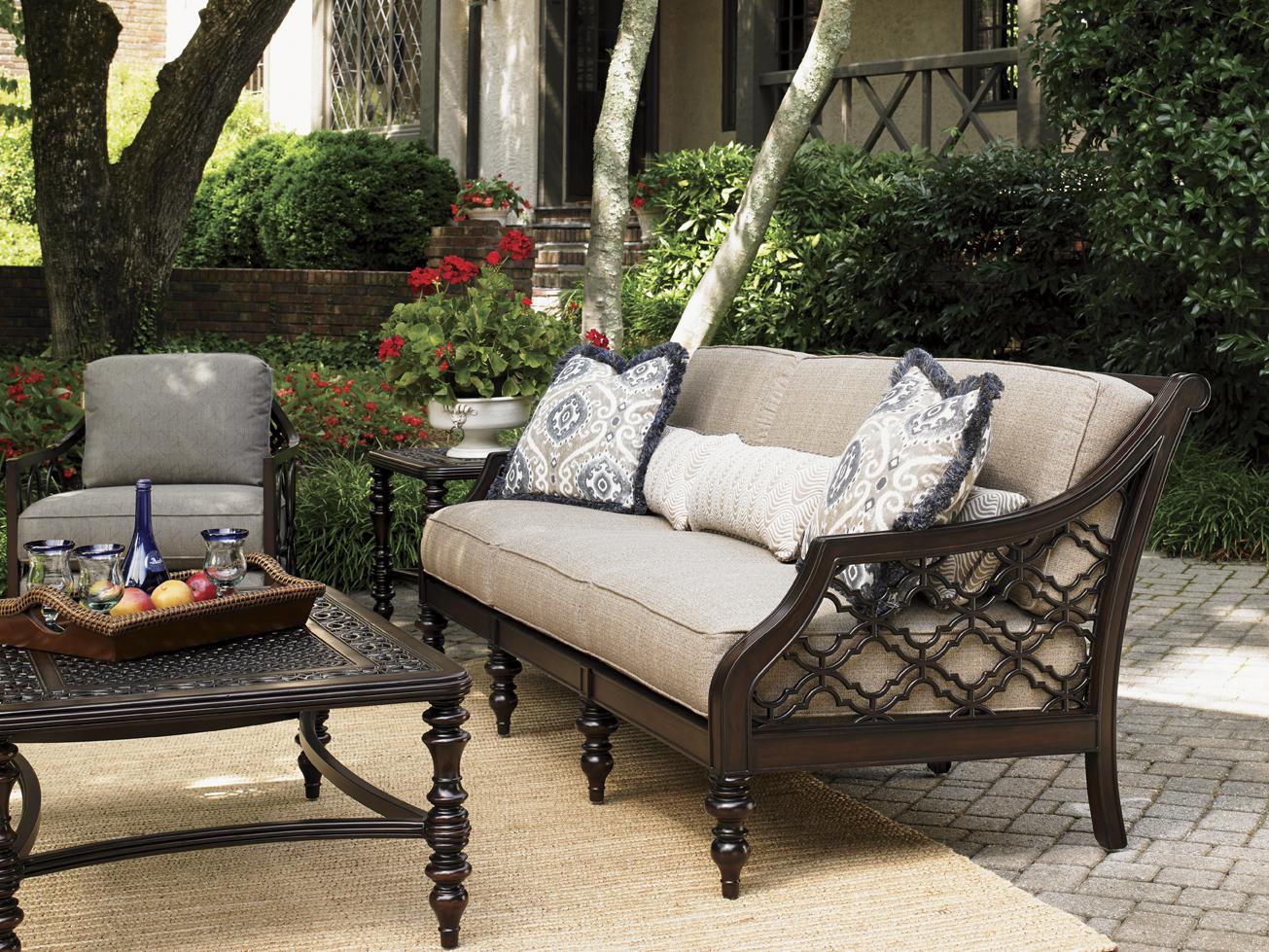 Tommy Bahama Outdoor Living Black Sands Outdoor Sofa
