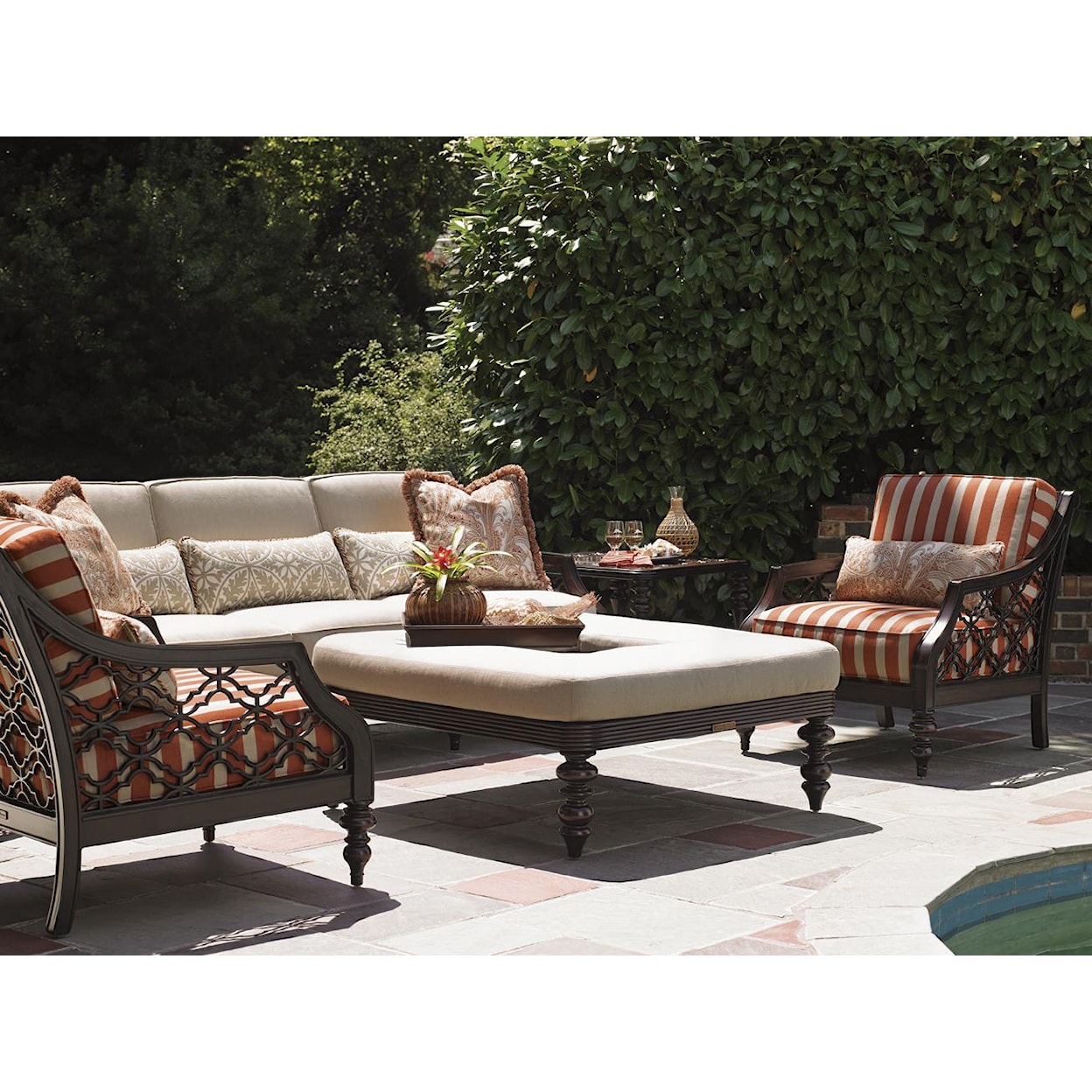 Tommy Bahama Outdoor Living Black Sands Outdoor Sofa