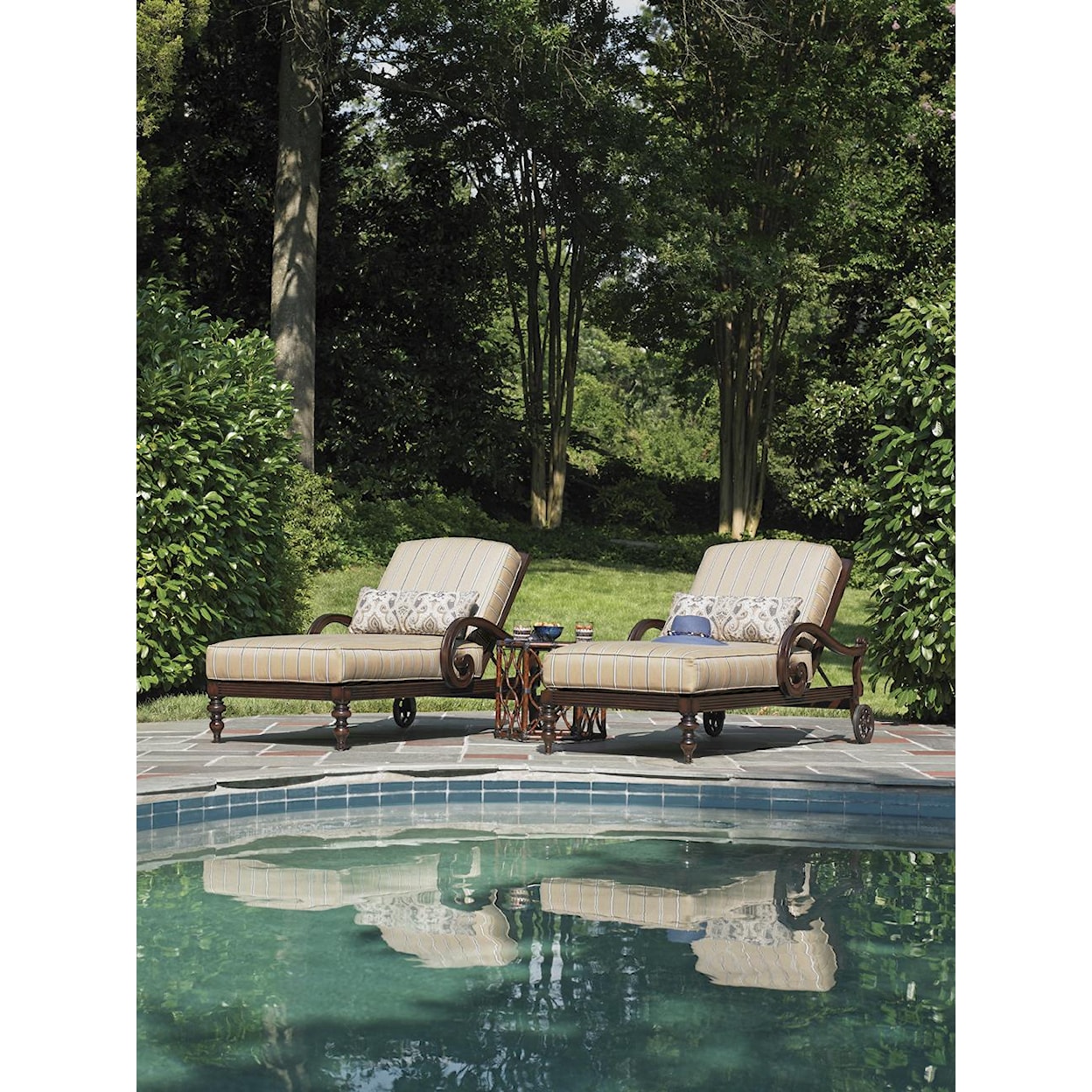 Tommy Bahama Outdoor Living Black Sands Outdoor Chaise Lounge