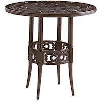 Outdoor High/ Low Bistro Bar Table with Elegant Design