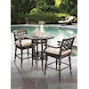 Tommy Bahama Outdoor Living Black Sands Outdoor High/ Low Bistro Bar Table