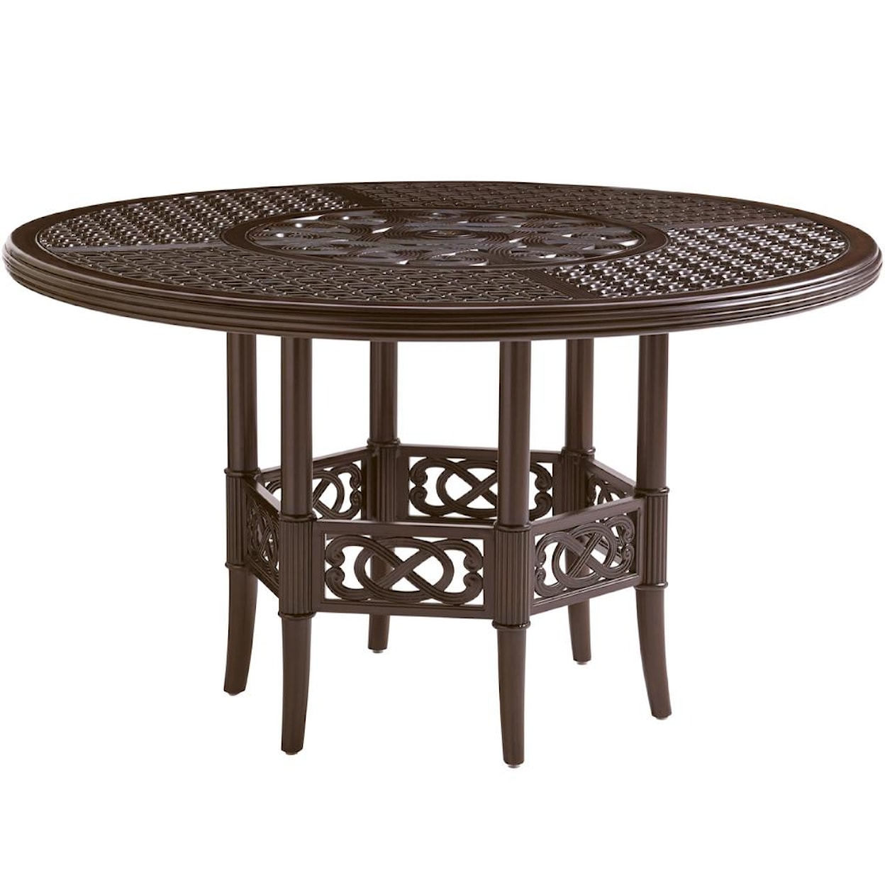 Tommy Bahama Outdoor Living Black Sands Outdoor Round Dining Table