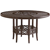 Outdoor Round Dining Table With Elegant Design