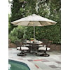 Tommy Bahama Outdoor Living Black Sands Outdoor Round Dining Table