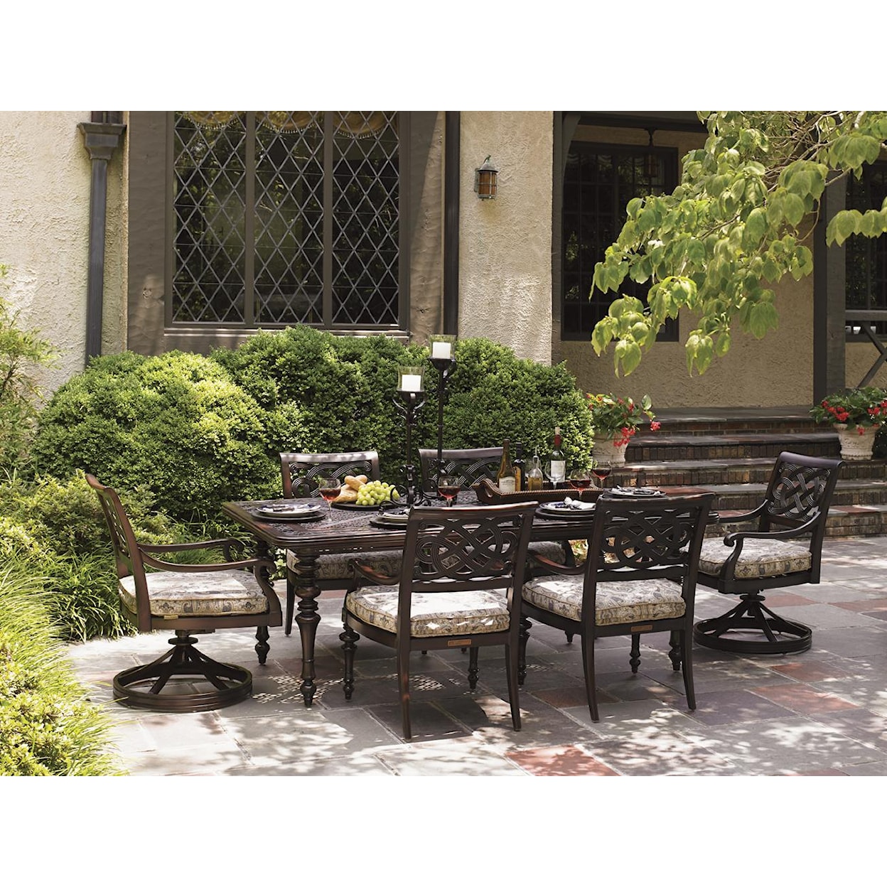 Tommy Bahama Outdoor Living Black Sands Outdoor Rectangular Dining Table
