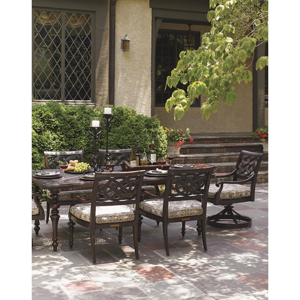 Tommy Bahama Outdoor Living Black Sands Outdoor Rectangular Dining Table