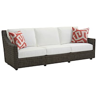 Outdoor Sofa with Weatherproof Cushions