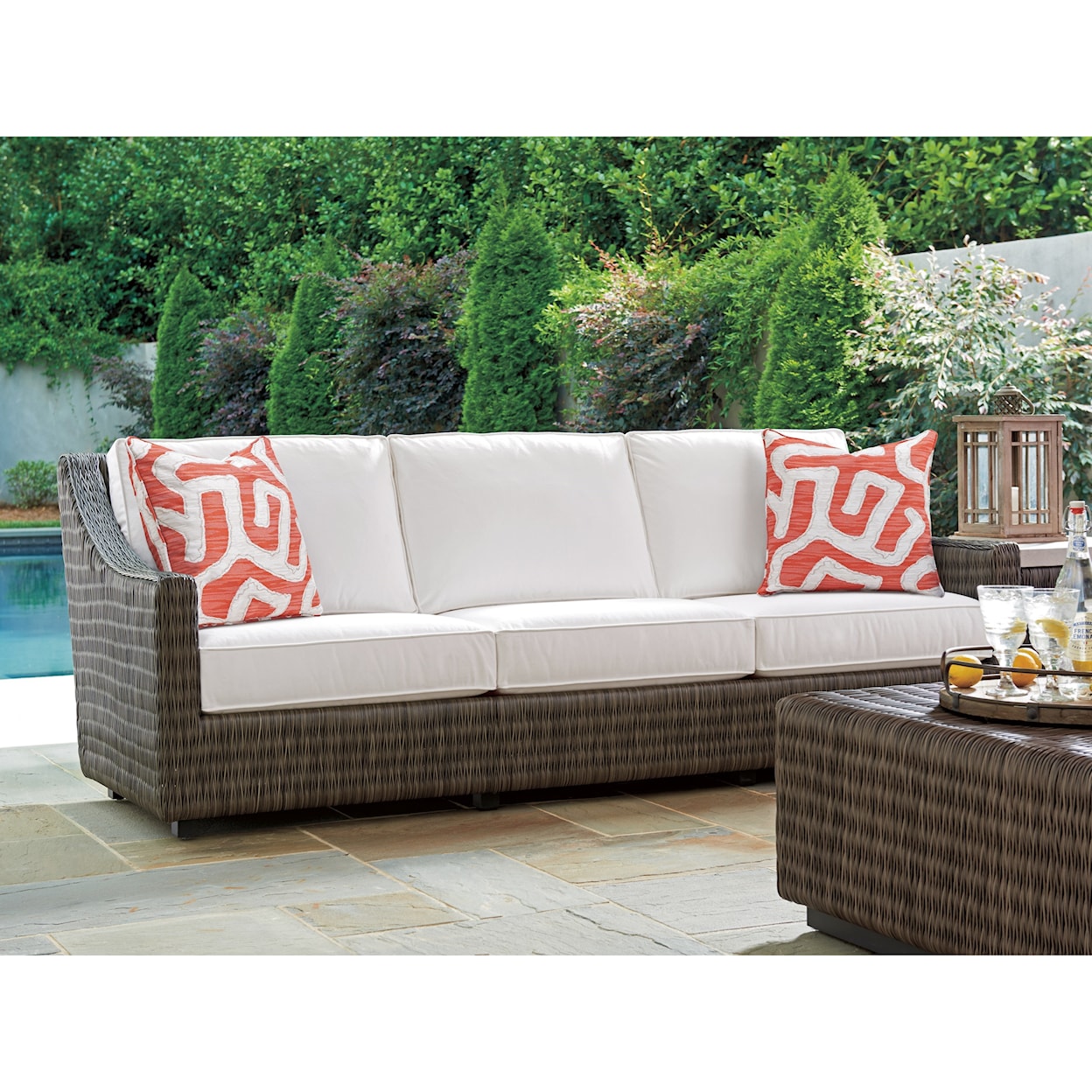 Tommy Bahama Outdoor Living Cypress Point Ocean Terrace Outdoor Sofa