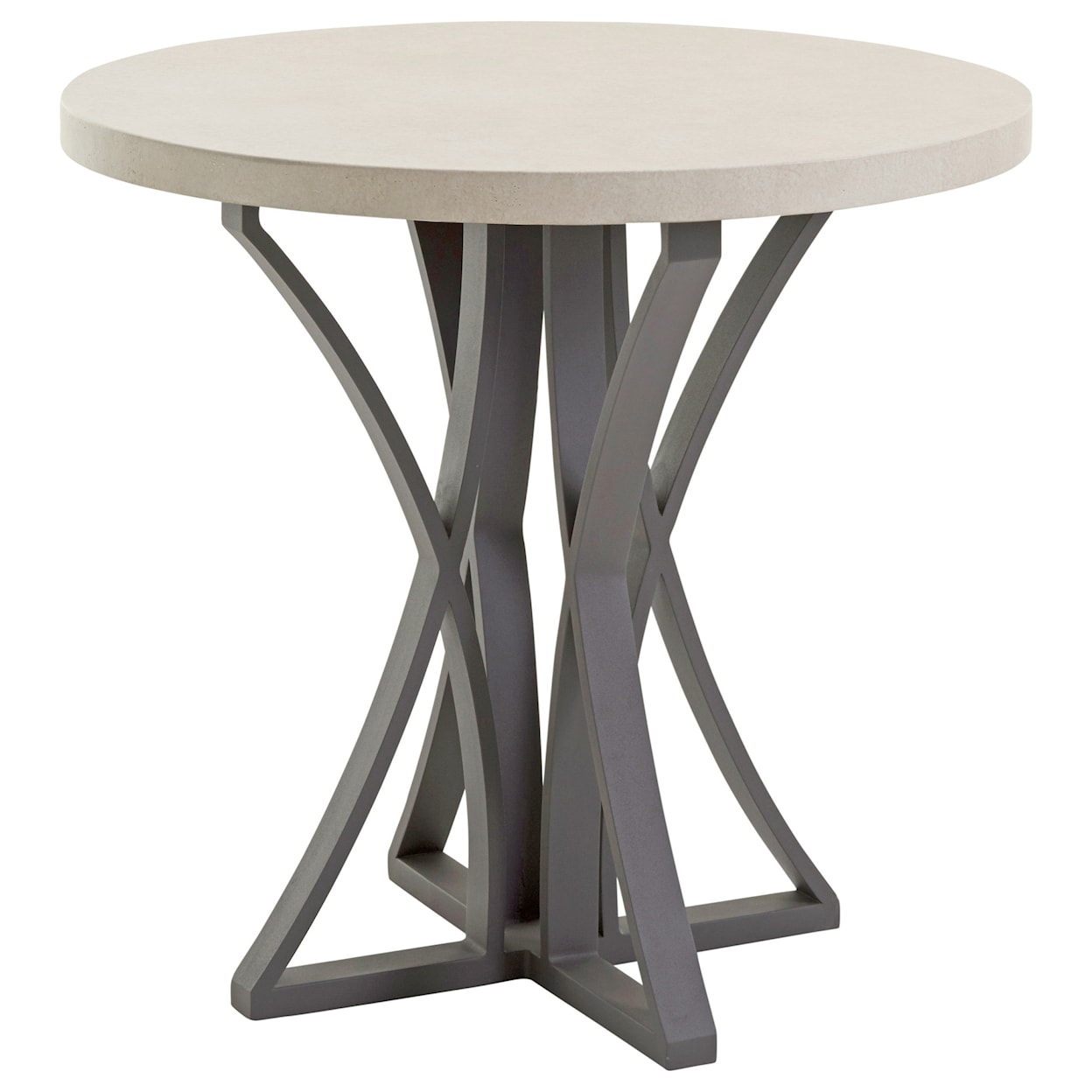 Tommy Bahama Outdoor Living Cypress Point Ocean Terrace Outdoor Adj Bistro Table w/ Weatherstone Top