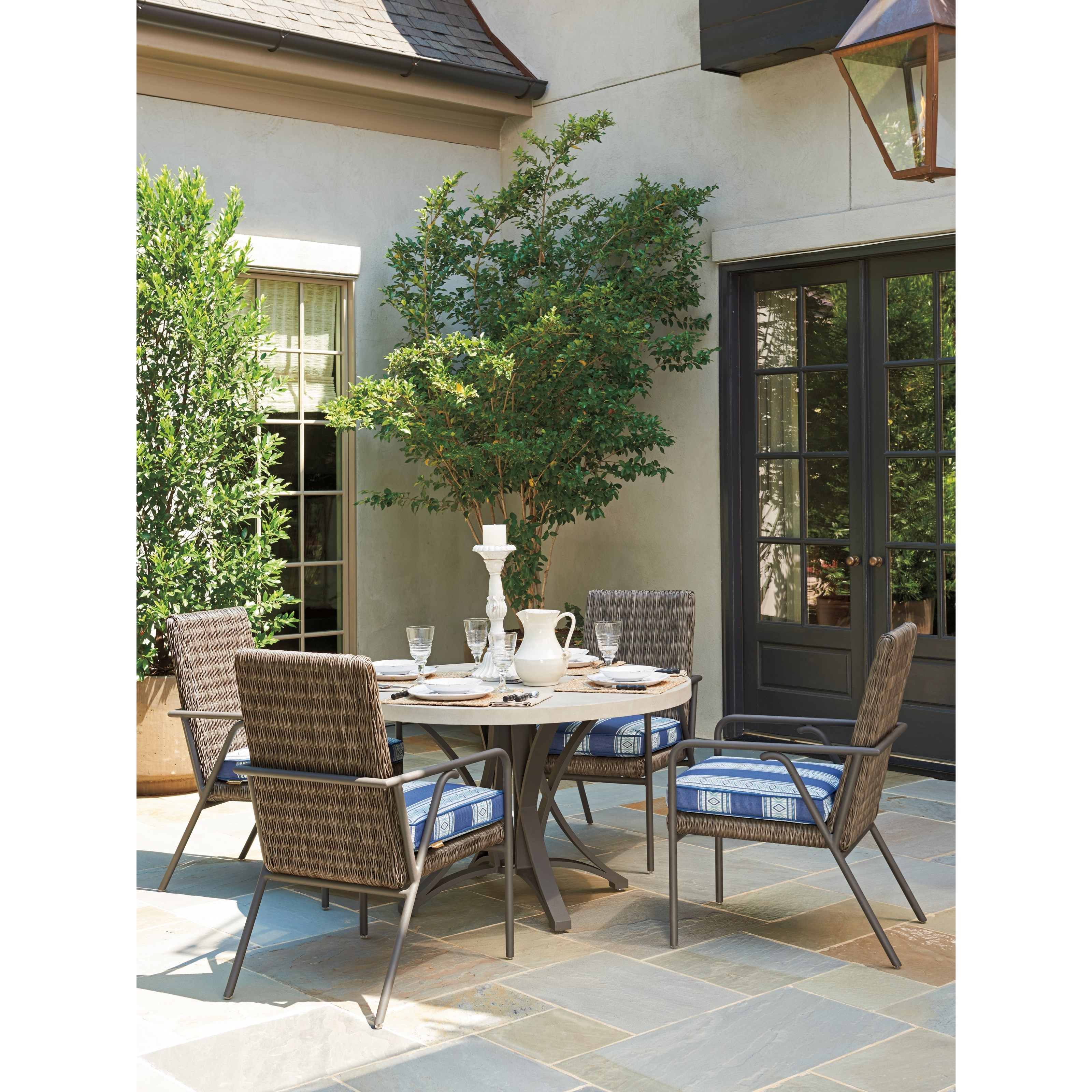 Tommy Bahama Outdoor Living Cypress Point Ocean Terrace Outdoor Dining Table