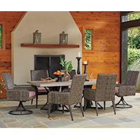 7 Pc Outdoor Dining Set