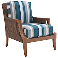 Transitional Outdoor Lounge Chair