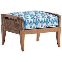 Outdoor Cushioned Ottoman