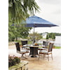 Tommy Bahama Outdoor Living Island Estate Lanai Outdoor 54 Inch Stone Top Table