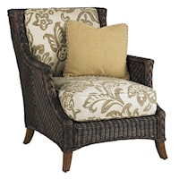 Outdoor Woven Wicker Lounge Chair