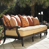 Scatterback Sofa with Scroll Arms