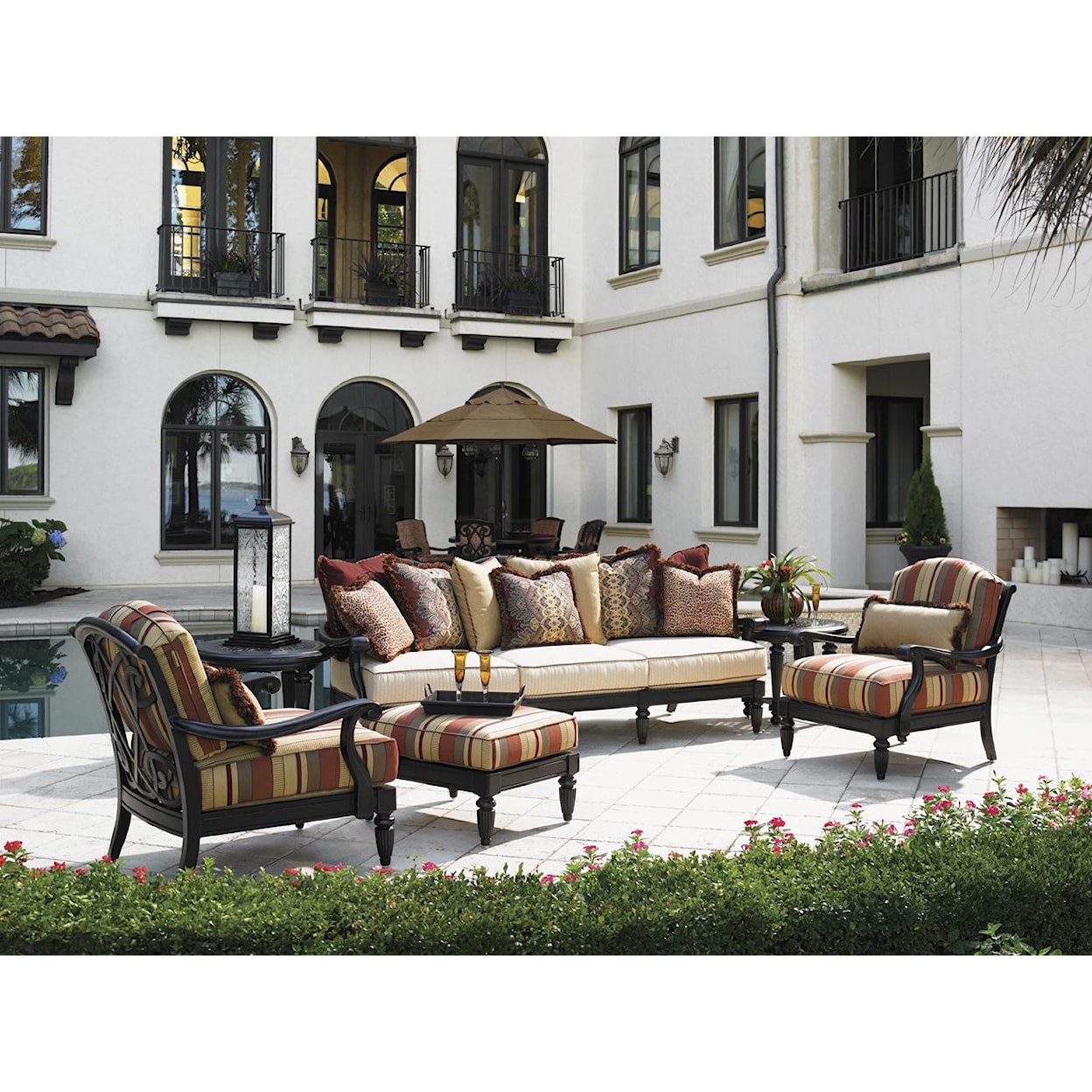 Tommy Bahama Outdoor Living Kingstown Sedona Scatterback Sofa