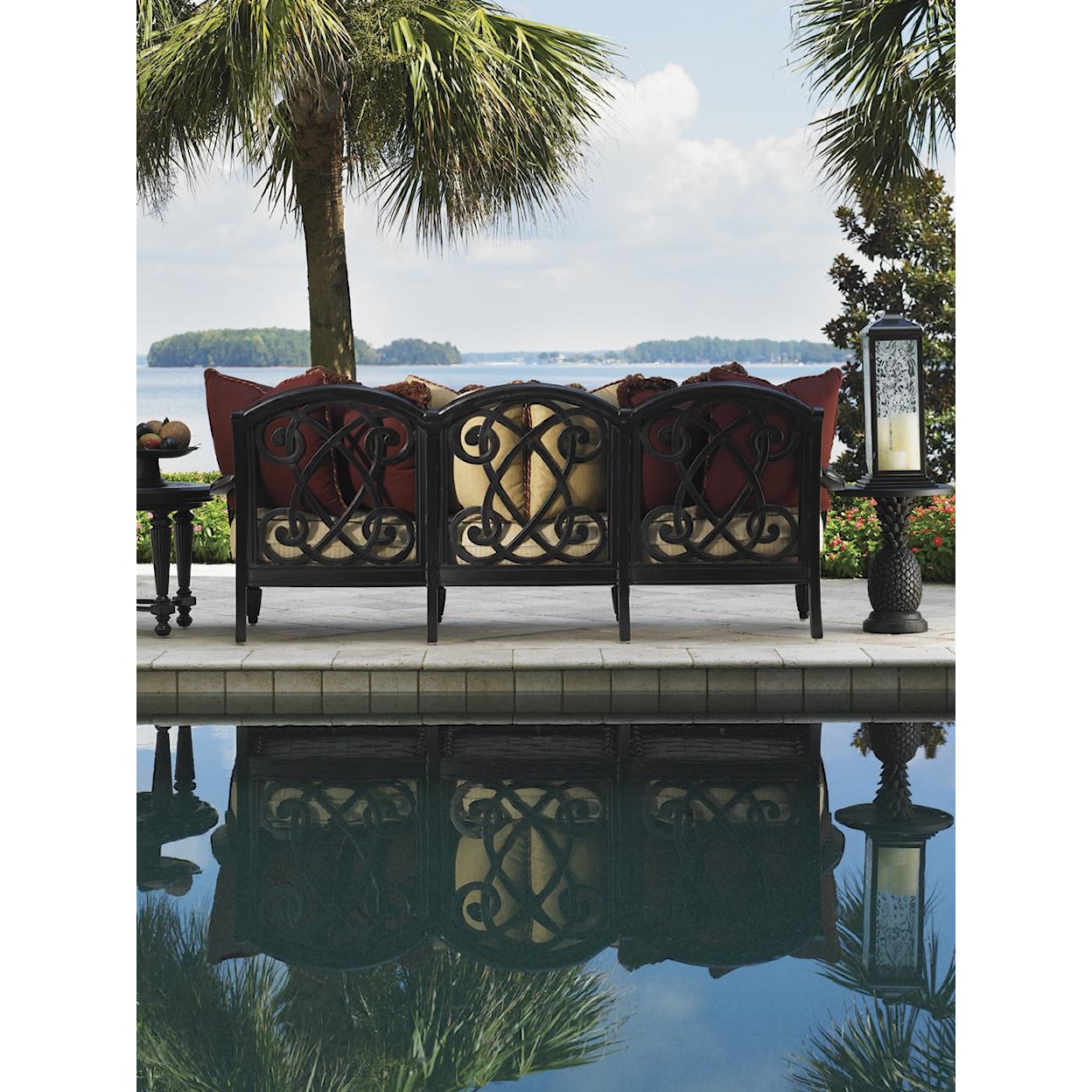 Tommy Bahama Outdoor Living Kingstown Sedona Scatterback Sofa